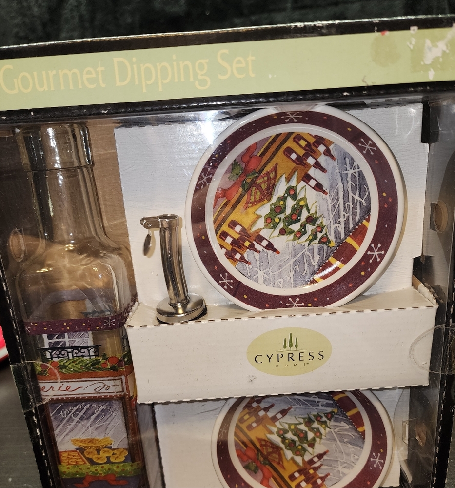 Cypress Homes Gourmet Dipping Set - Festive Multicolor